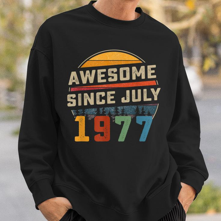 Awesome Since July 1977 45Th Birthday Gift 45 Years Old Sweatshirt Gifts for Him
