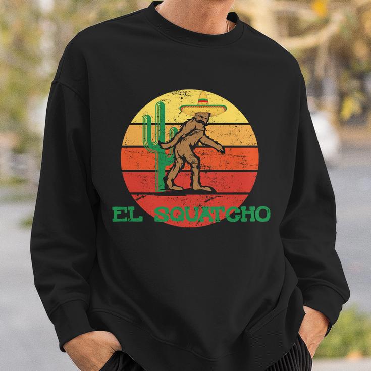 Bigfoot El Squatcho Mexican Sasquatch Tshirt Sweatshirt Gifts for Him