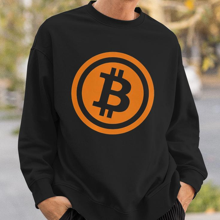Bitcoin Logo Emblem Cryptocurrency Blockchains Bitcoin Sweatshirt Gifts for Him