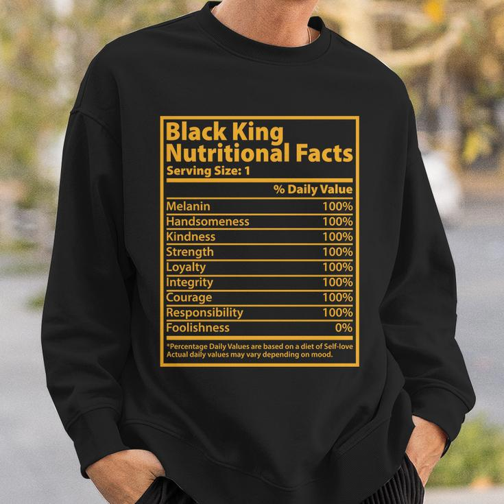 Black King Nutritional Facts Tshirt Sweatshirt Gifts for Him