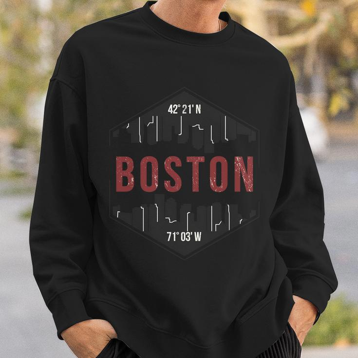 Boston Skyline V2 Sweatshirt Gifts for Him