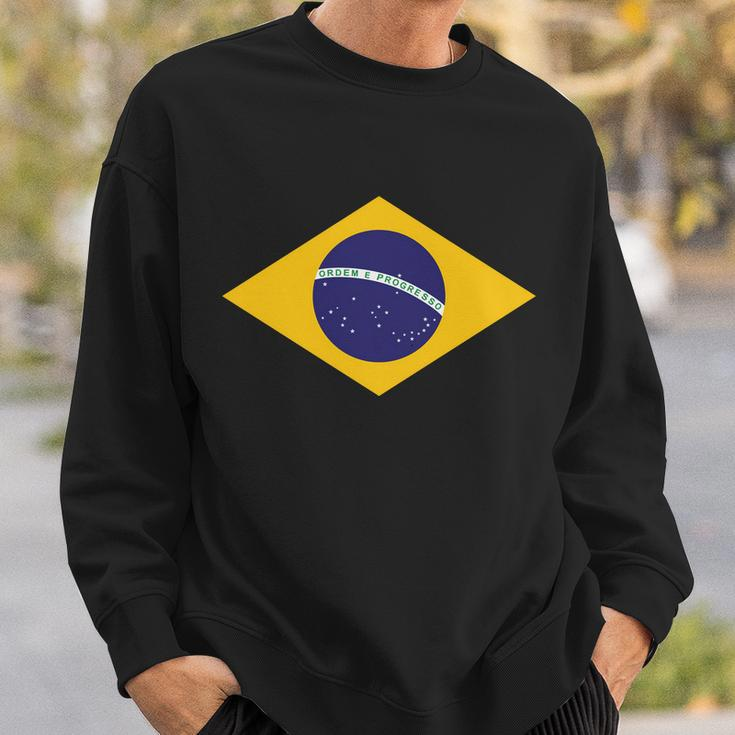 Brazil National Flag Sweatshirt Gifts for Him