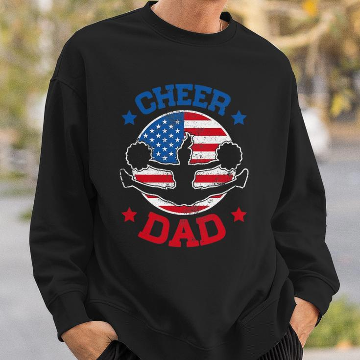 Cheer Dad Proud Fathers Day Cheerleading Girl Competition Sweatshirt Gifts for Him