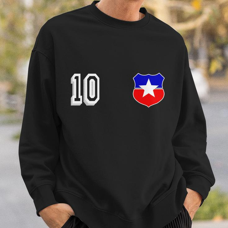 Chile Soccer La Roja Jersey Number Sweatshirt Gifts for Him