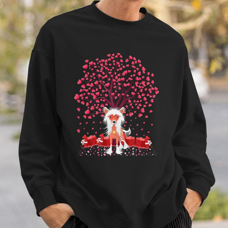 Chinese Crested Dog Lover Chinese Crested Valentine&8217S Day Sweatshirt Gifts for Him