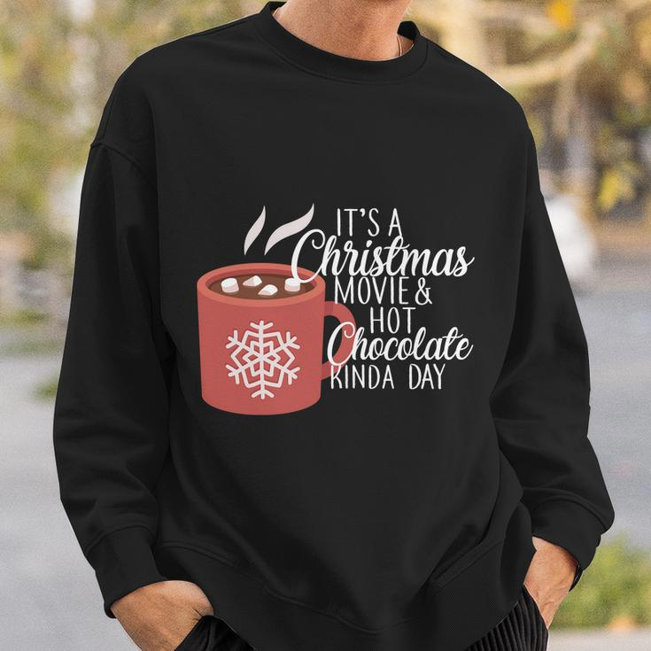 Christmas Movie And Hot Chocolate Sweatshirt Gifts for Him