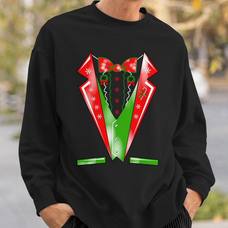 Christmas Tux Tuxedo Sweatshirt Gifts for Him