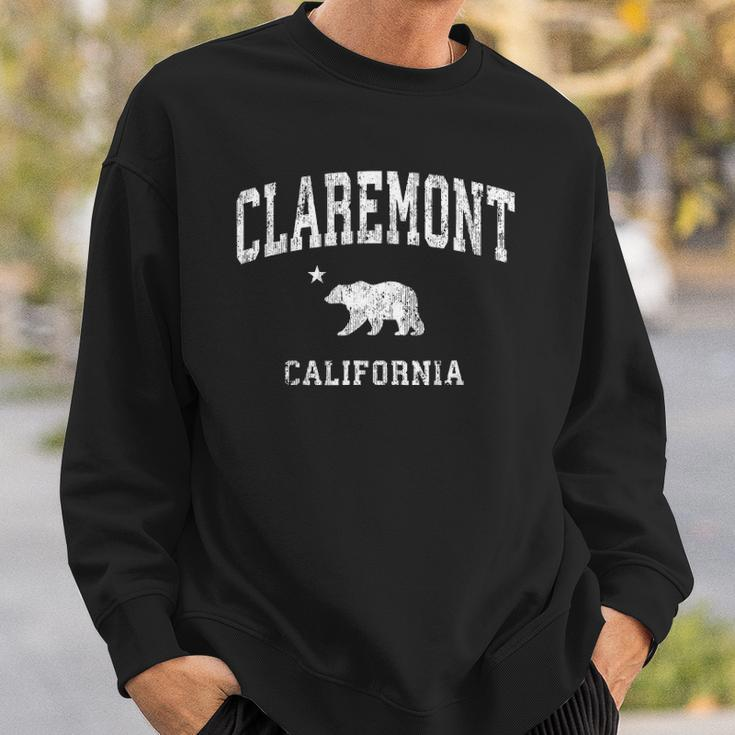 Claremont California Ca Vintage Distressed Sports Design Sweatshirt Gifts for Him