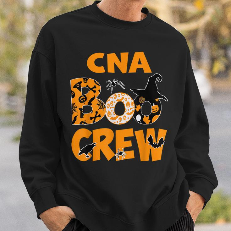 Cna Boo Crew Witch Nurse Ghost Costume Funny Halloween Sweatshirt Gifts for Him