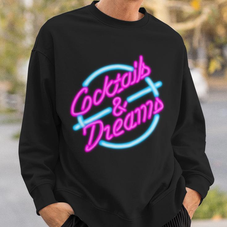 Cocktails And Dreams Retro S Sweatshirt Gifts for Him