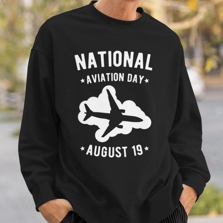 Cool Public Holidays Shirt - Flight Airplane Print Tee Gift Sweatshirt Gifts for Him