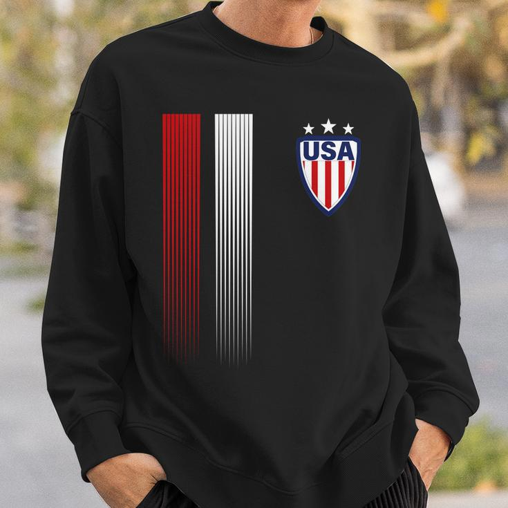Cool Usa Soccer Jersey Stripes Tshirt Sweatshirt Gifts for Him