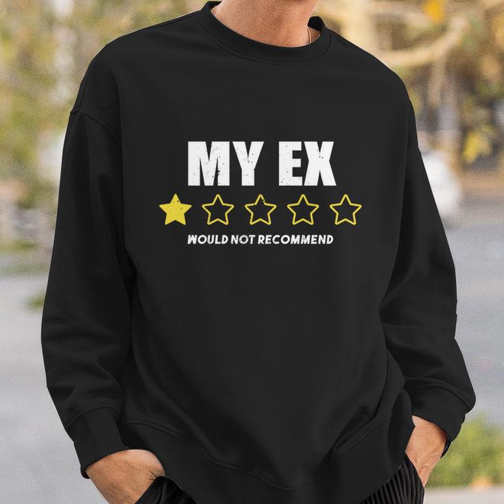 Divorce Gift For Men And Women Adult Humor My Ex Bad Review Gift Sweatshirt Gifts for Him