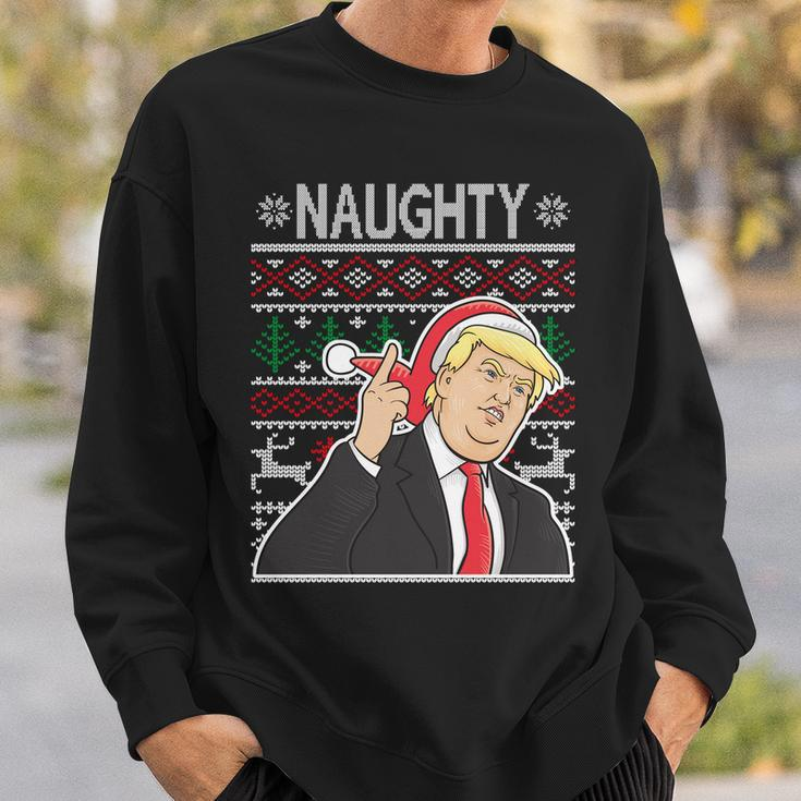 Donald Trump Naughty Ugly Christmas Sweatshirt Gifts for Him