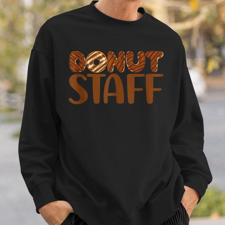 Donut Staff Doughnut Maker Baker Chef Chocolate Donut Lover Sweatshirt Gifts for Him