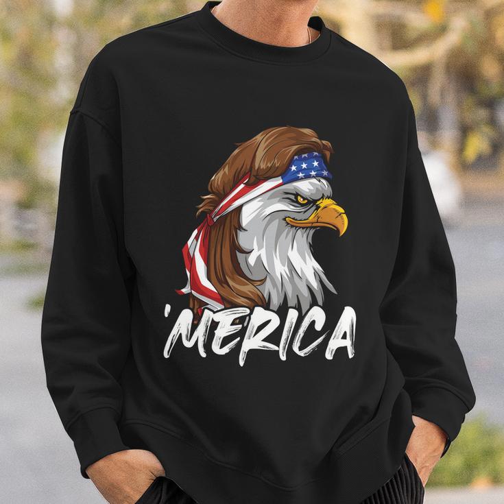 Eagle Mullet Merica 4Th Of July Usa American Flag Patriotic Great Gift Sweatshirt Gifts for Him