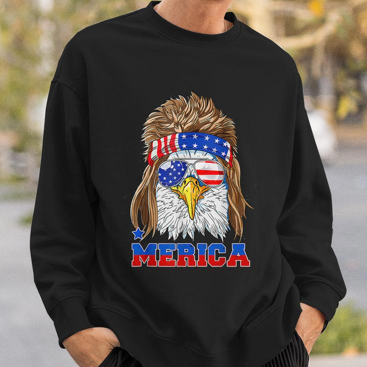 Eagle Mullet Merica Shirt Men 4Th Of July American Flag Usa Sweatshirt Gifts for Him