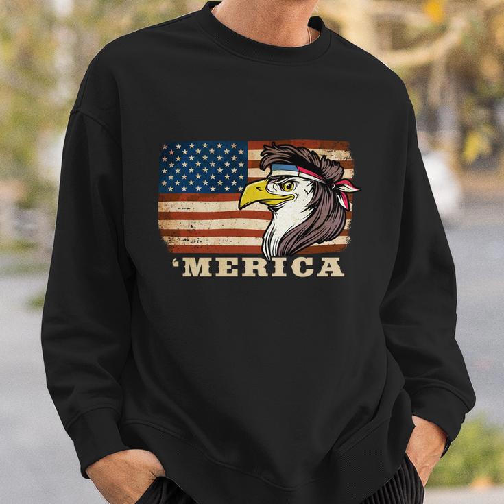 Eagle Mullet Usa American Flag Merica 4Th Of July Great Gift Sweatshirt Gifts for Him