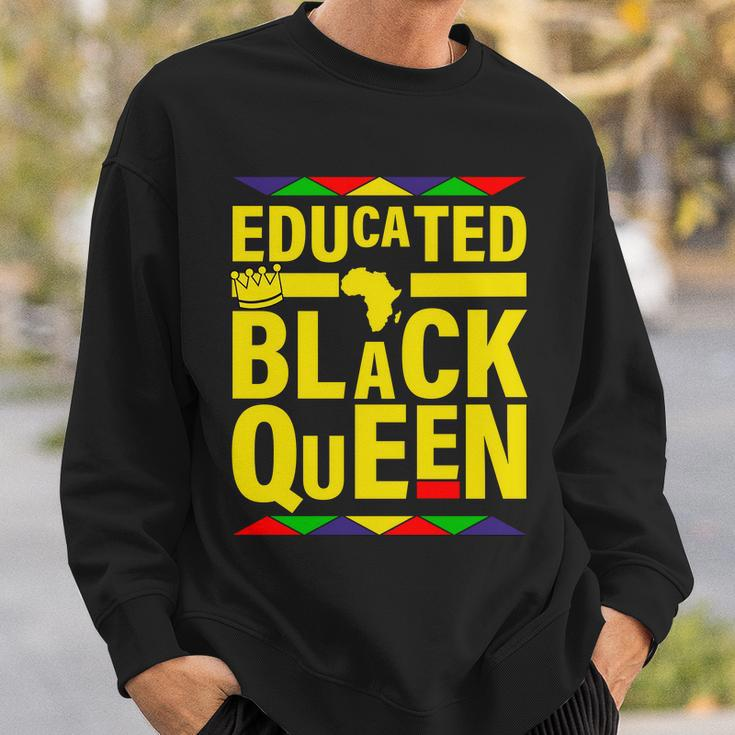 Educated Black Queen Tshirt Sweatshirt Gifts for Him
