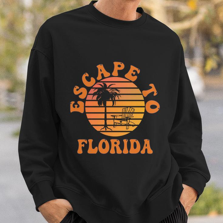 Escape To Florida Desantis Cool Gift Sweatshirt Gifts for Him