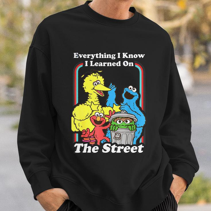 Everything I Know I Learned On The Streets Sweatshirt Gifts for Him