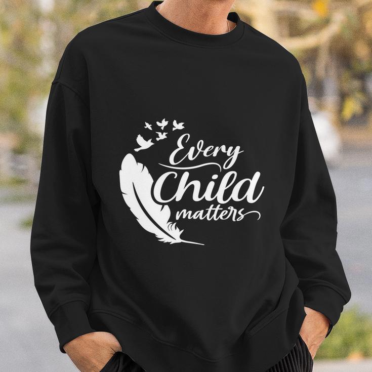 Feathers Every Child Matters Orange Day Sweatshirt Gifts for Him