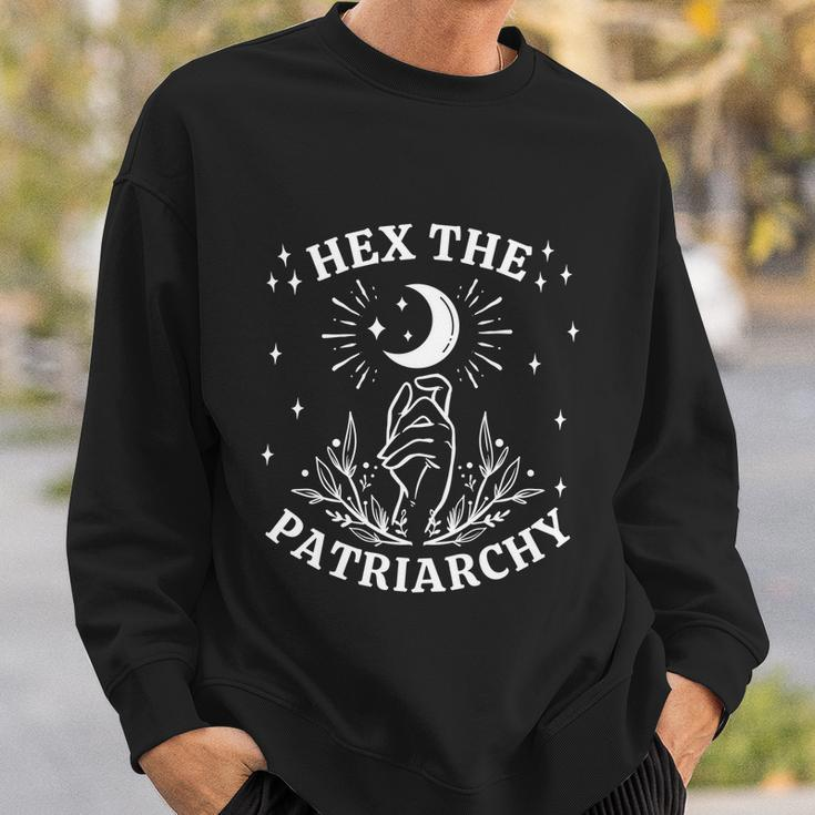 Feminist Witch Hex The Patriarchy Gift Sweatshirt Gifts for Him