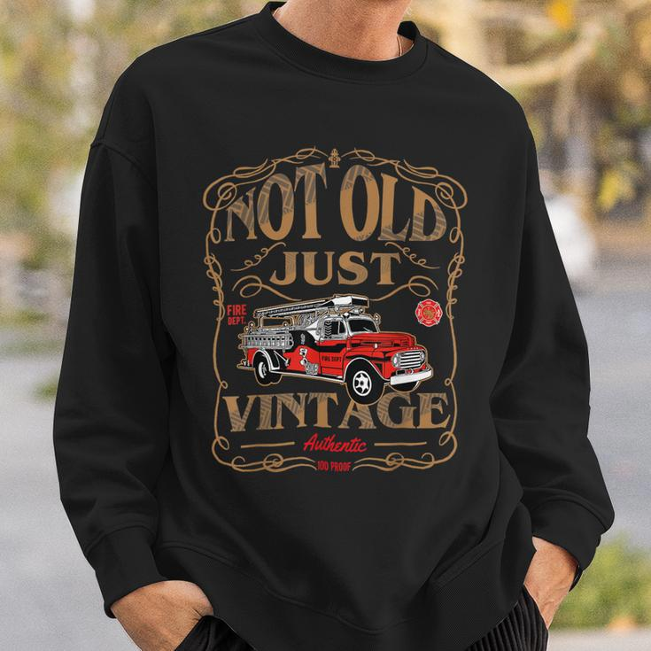 Firefighter Retired Firefighter Gift For Old Fireman Fire Fighter Sweatshirt Gifts for Him