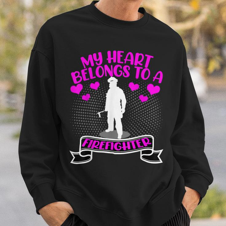 Firefighter Special Present For Firemen Firefighters Wife Girlfriend Sweatshirt Gifts for Him