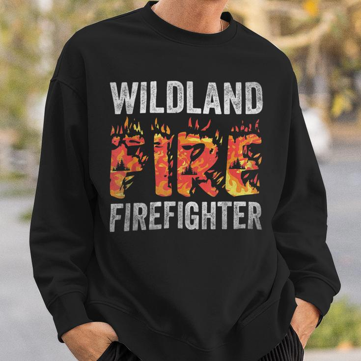 Firefighter Wildland Fire Rescue Department Firefighters Firemen Sweatshirt Gifts for Him