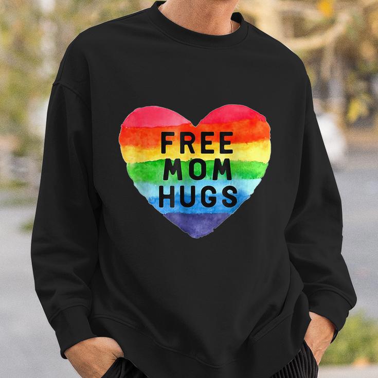 Free Mom Hugs Free Mom Hugs Inclusive Pride Lgbtqia Sweatshirt Gifts for Him