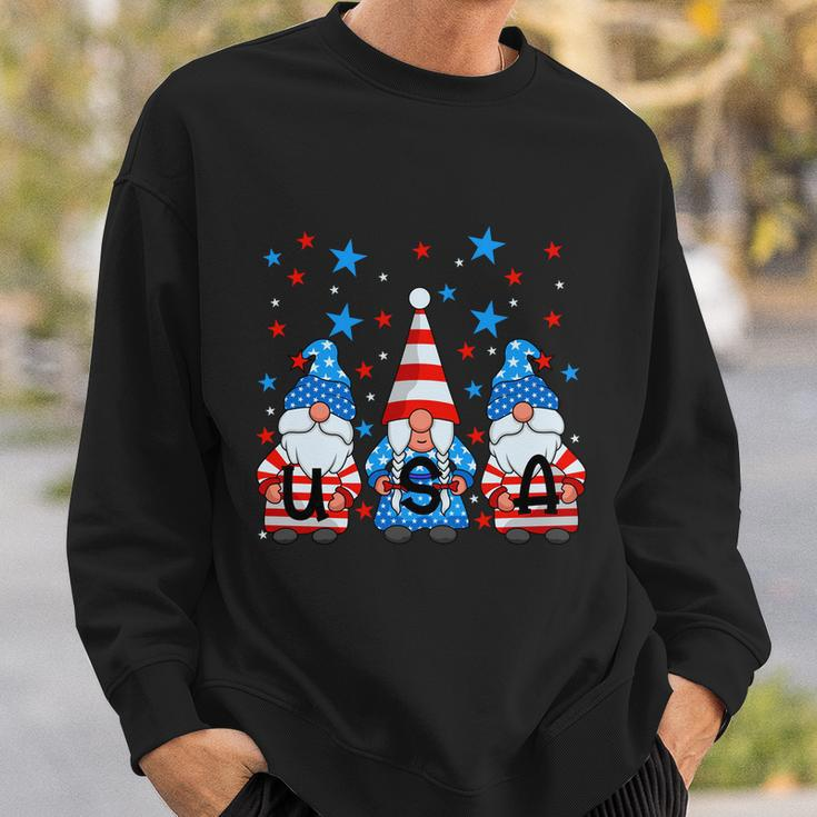 Funny 4Th Of July Gnomes Patriotic American Flag Cute Gnome Meaningful Gift Sweatshirt Gifts for Him