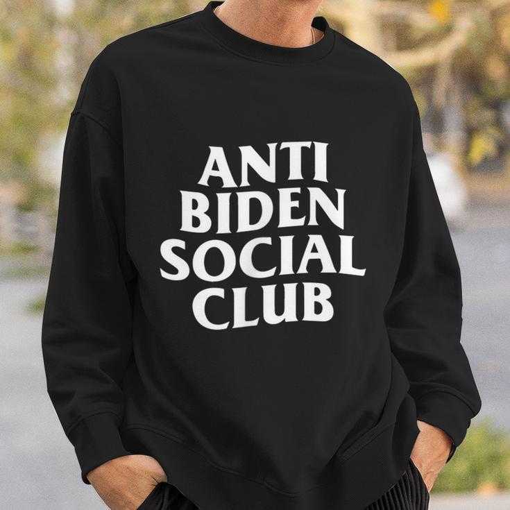 Funny Anti Biden Anti Biden Social Club Sweatshirt Gifts for Him