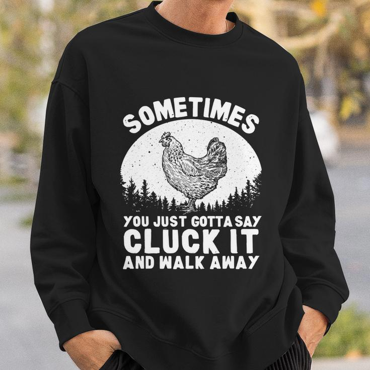 Funny Chicken Art For Chicken Lover Hen Farmer Sweatshirt Gifts for Him