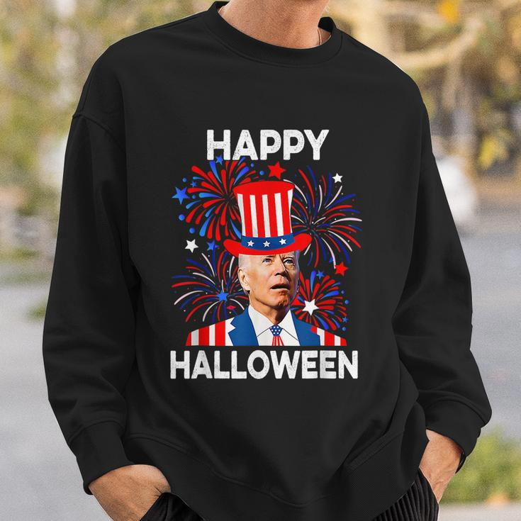 Funny Joe Biden Happy Halloween Confused For 4Th Of July V2 Sweatshirt Gifts for Him