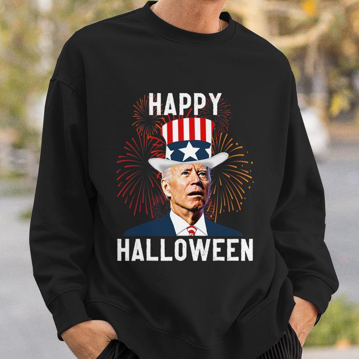 Funny Joe Biden Happy Halloween For Fourth Of July V2 Sweatshirt Gifts for Him