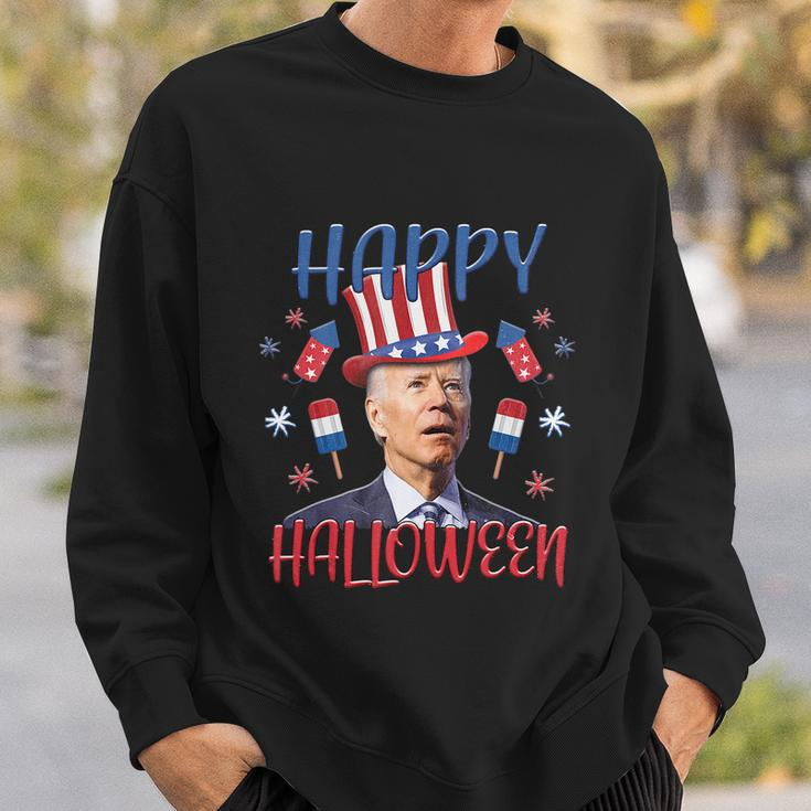 Funny Joe Biden Happy Halloween For Fourth Of July V3 Sweatshirt Gifts for Him