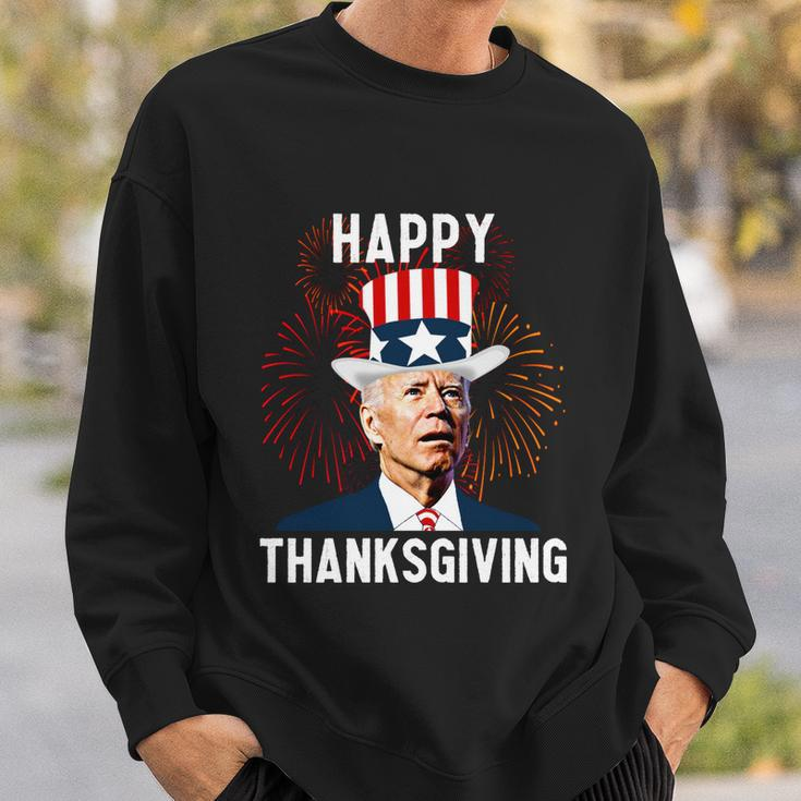 Funny Joe Biden Happy Thanksgiving For 4Th Of July Sweatshirt Gifts for Him