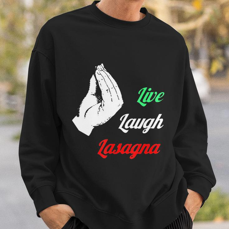 Funny Live Laugh Lasagna Tshirt Funny Lasagna Lovers Tshirt Sweatshirt Gifts for Him