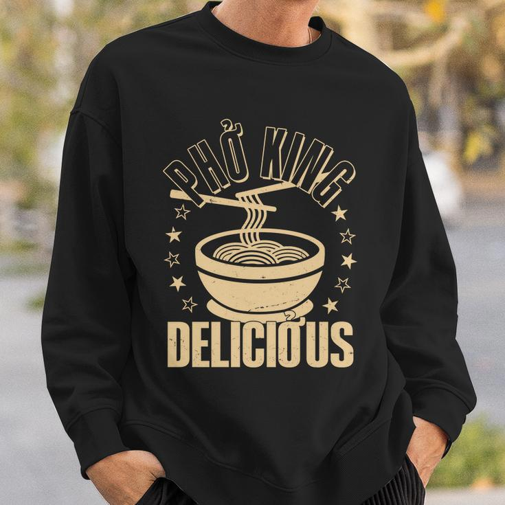 Funny Vintage Pho King Delicious Graphic Design Printed Casual Daily Basic Sweatshirt Gifts for Him