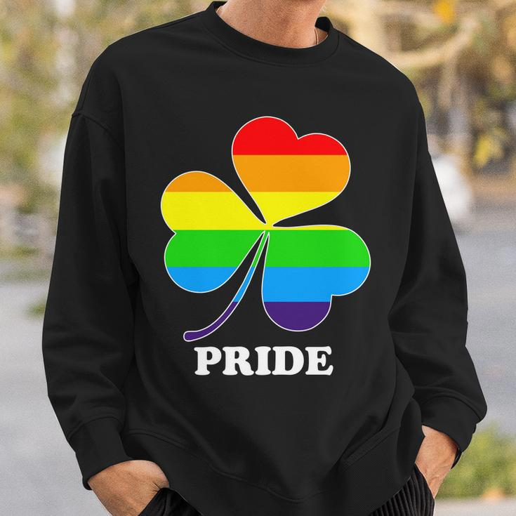 Gay Pride Cloverleaf Rainbow Tshirt Sweatshirt Gifts for Him