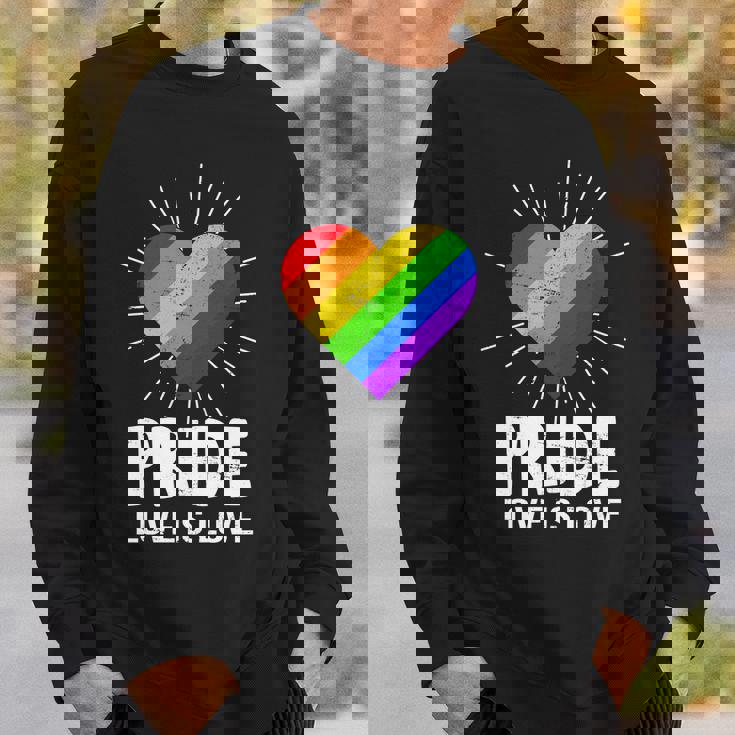 Gay Pride Love Is Love Lgbt Sweatshirt Gifts for Him