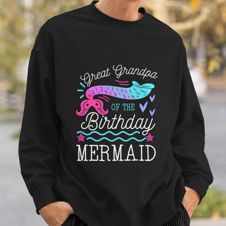 Great Grandpa Of The Birthday Mermaid Sweatshirt Gifts for Him
