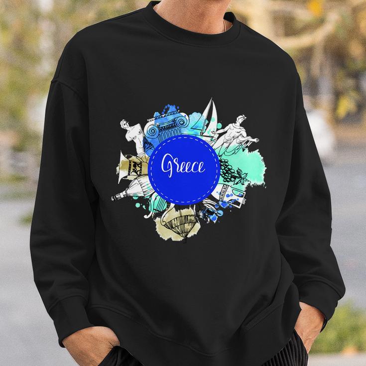 Greece V2 Sweatshirt Gifts for Him