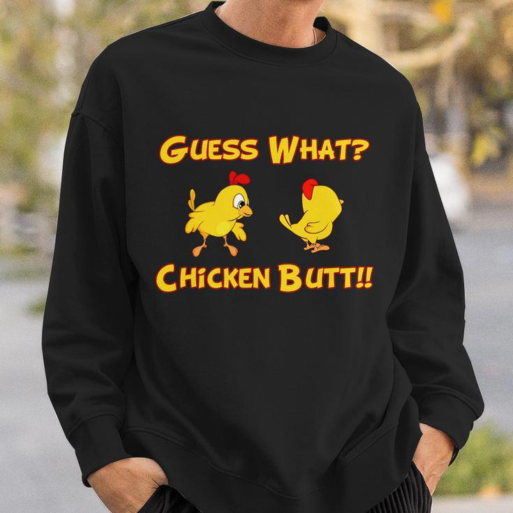Guess What Chickenbutt Chicken Graphic Butt Tshirt Sweatshirt Gifts for Him
