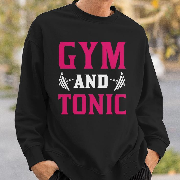 Gym And Tonic Workout Exercise Training Sweatshirt Gifts for Him
