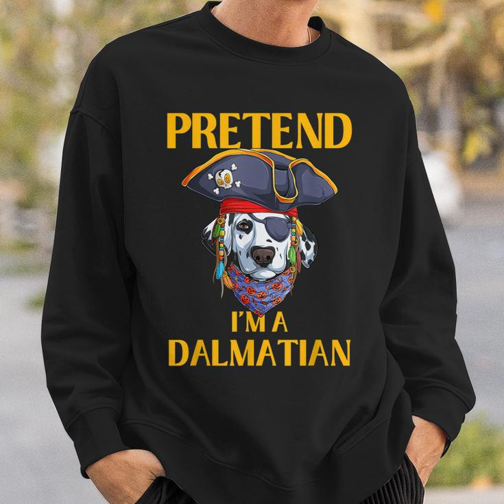 Halloween Dalmatian Costume Pretend Im A Dalmatian Sweatshirt Gifts for Him
