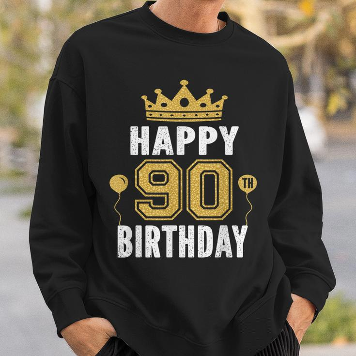 Happy 90Th Birthday Idea For 90 Years Old Man And Woman Sweatshirt Gifts for Him