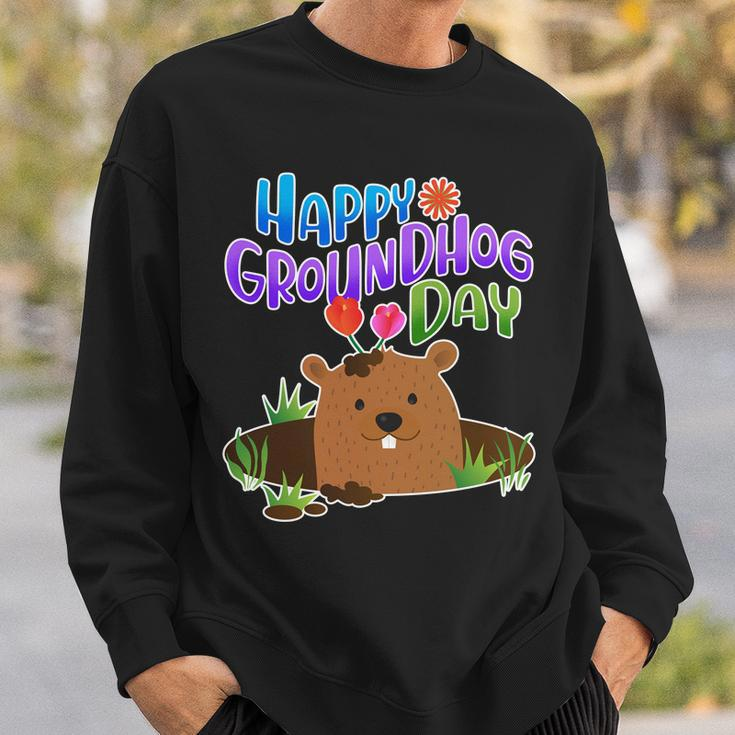 Happy Groundhog Day Tshirt V2 Sweatshirt Gifts for Him