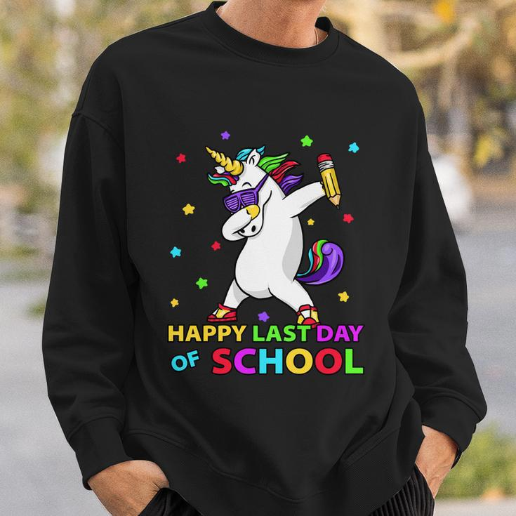 Happy Last Day Of School Funny Unicorn Cute Teacher Student Cute Gift Sweatshirt Gifts for Him